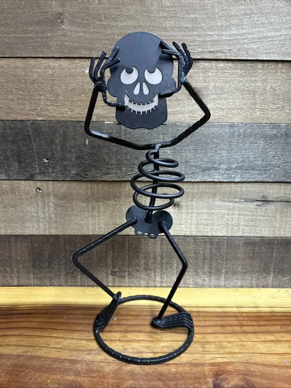Partylite Mr Bones Skeleton Votive Holder 15” - Picture 1 of 5